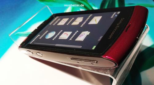 Sony Ericsson U5i Vivaz Smartphone | 3,2 Zoll | 8.1 MP | rubin rot | Ohne Simlock