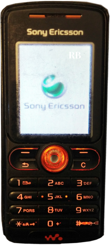 Sony Ericsson Walkman W200i Handy Klassisch/Candy-Bar Schwarz Simlock Frei