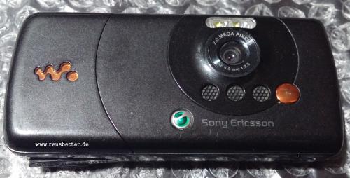 Sony Ericsson Walkman W810i Handy 2.0 MP Satin Black SIM Frei
