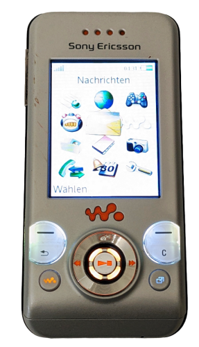 Sony Ericsson Walkman W580i Handy - urbangrau orange - SIM FREI