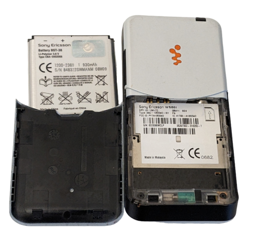 Sony Ericsson Walkman W580i Handy - urbangrau orange - SIM FREI