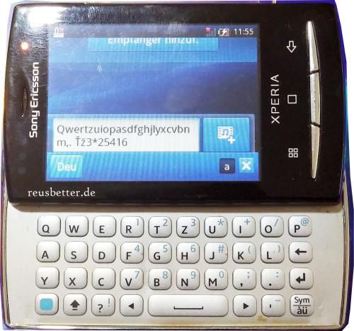 Sony Ericsson Xperia X10 mini pro - UI20i | QWERTZ Tastatur | 5 MP | Schwarz