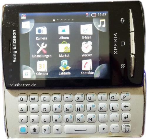 Sony Ericsson Xperia X10 mini pro - UI20i | QWERTZ Tastatur | 5 MP | Schwarz