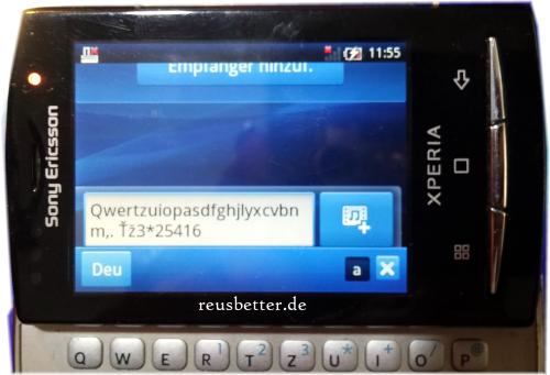 Sony Ericsson Xperia X10 mini pro - UI20i | QWERTZ Tastatur | 5 MP | Schwarz