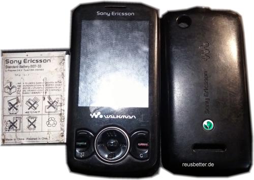 Sony Ericsson Spiro W100i Sliderhandy 2MP Black Sim Frei