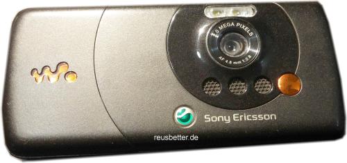 Sony Ericsson Walkman W810i Handy 2.0 MP Satin Black SIM Frei