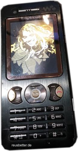 Sony Ericsson WalkmanHandy W890i Klassisch/Candy-Bar Espresso Black