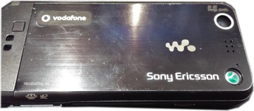 Sony Ericsson WalkmanHandy W890i Klassisch/Candy-Bar Espresso Black