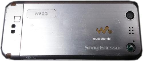 Sony Ericsson Walkman Handy W890i 3.2MP 2 Zoll Bluetooth Silber