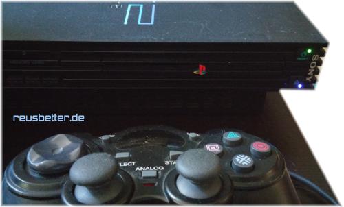Sony PlayStation 2 Original | Schwarz | Spielekonsole | PAL - SCPH 3004 R | Zubehör