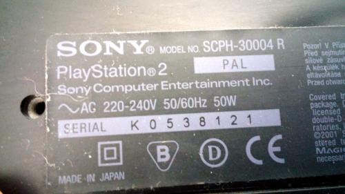 Sony PlayStation 2 Original | Schwarz | Spielekonsole | PAL - SCPH 3004 R | Zubehör