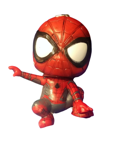 Spider-Man - 3D Schlüsel -Taschen Anhänger  | Kopf drehbar | 10 cm groß