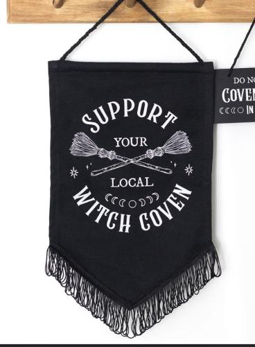 Stammtisch-Wimpel | Tischwimpel Hexen Zirkel