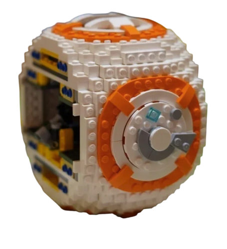 Star Wars Droide BB-8 Model - Bausteine | Set mit Anleitung | 1106 Bausteine mit Figuren