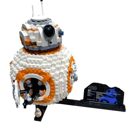 Star Wars Droide BB-8 Model - Bausteine | Set mit Anleitung | 1106 Bausteine mit Figuren