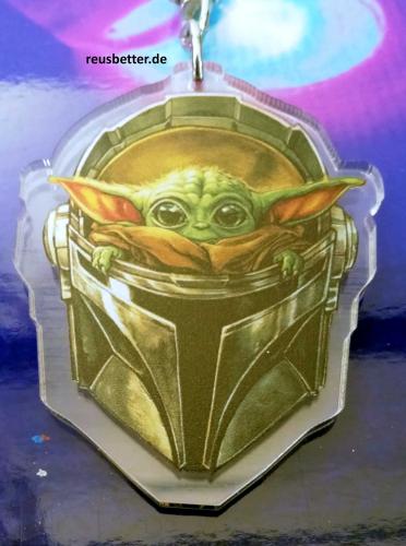 Star Wars The Mandalorian Yoda - Grogu Motiv Taschen Schlüssel Anhänger