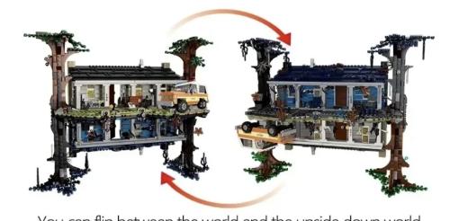 Stranger Things - Die andere Seite Bausatz mit Wills House und Minifiguren, 2499 Stück