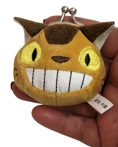 Totoro  Katzenbus Plüsch Geldbörse mit Anhänger Studio Ghibli