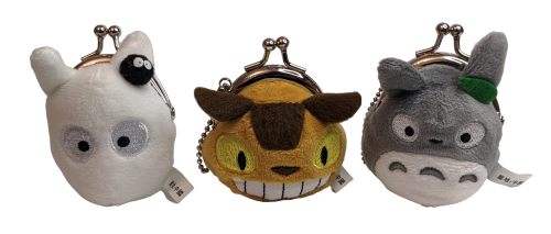 Totoro  Katzenbus Plüsch Geldbörse mit Anhänger Studio Ghibli