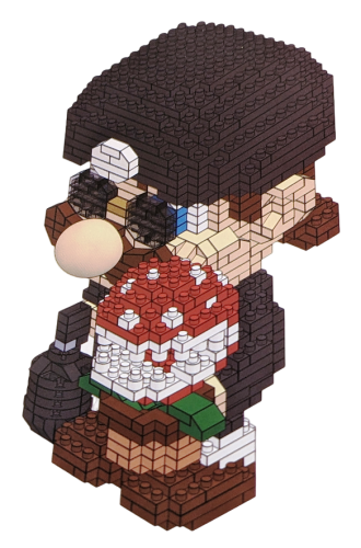 Super Mario Brs.シ Nano Blocks mit Piranha-Pflanze シ Black Mario シ 920 St.