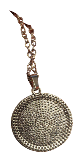 Supernatural Anti Dämonen Pentagramm Tattoo Kette Silber Glas Cabochon