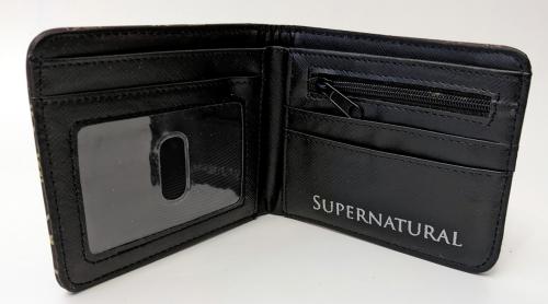 Supernatural Castiel Flügel - Engel Schutz Pentagramm Brieftasche Portemonnaie