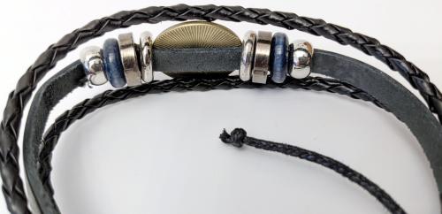 Supernatural Anti Dämonen Pentagramm Armband Glas Cabochon weiß