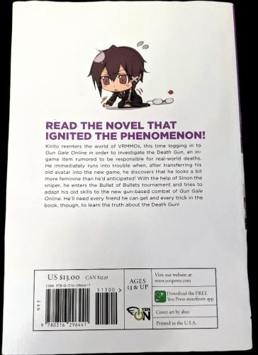 Sword Art Online  - Phantom Bullet VRMMORPG light novel Reki Kawahara