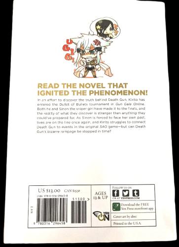 Sword Art Online 6 - Phantom Bullet VRMMORPG light novel Reki Kawahara
