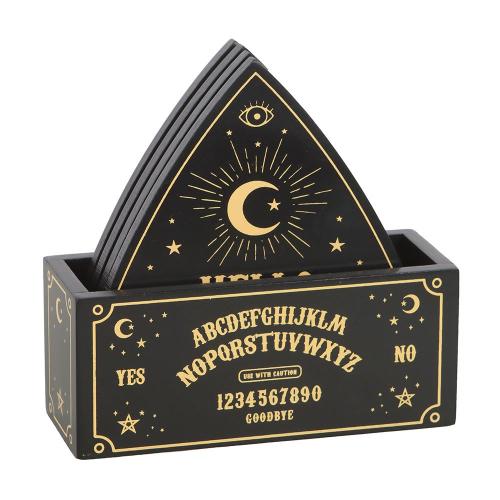 Ouija Board mit Planchette Tisch Untersetzer-4er Set Untersetzer für Gläser