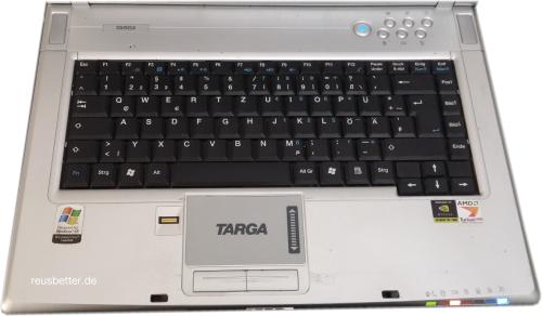 Targa Traveller 1576 X2 Notebook | AMD DualCore 2.0 GHz | 15.4" WXGA | Defekt