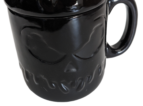 Jack Skellington Skulptur Kaffee und Tee Pott Becher Kürbis mit Deckel