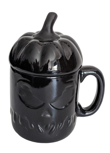 Jack Skellington Skulptur Kaffee und Tee Pott Becher Kürbis mit Deckel