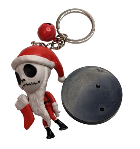 Nightmare Before Christmas Jack Skellington Weihnacht 3D Taschen-Schlüsselanhänger