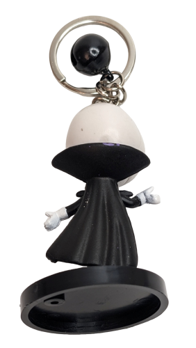 The Nightmare Before Christmas Jack Skellington 3D Figur Anhänger Tim Burton Taschen-Schlüsselanhänger
