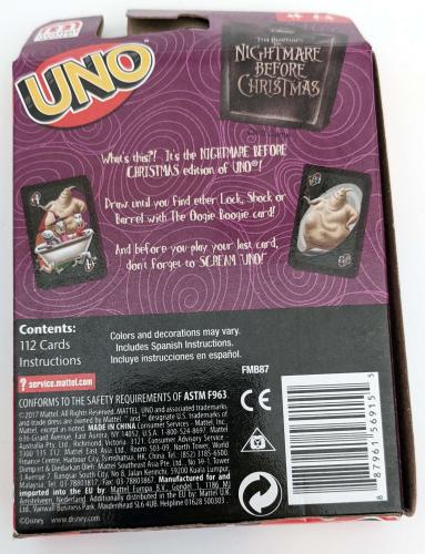 UNO Kartenspiel Special Edition The Nightmare befor Christmas