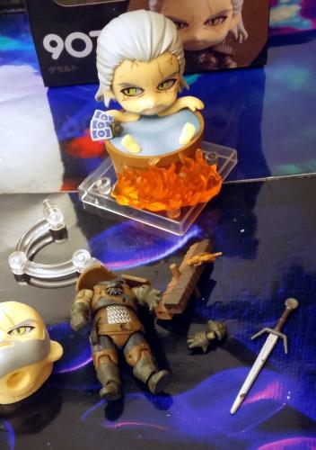 The Witcher 3 Wild Hunt 907  Sammelfigur Set Geralt von Riva