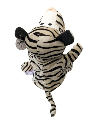 Handspielpuppe Tiger Handpuppe mit Klappmaul
