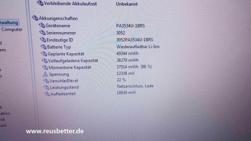 Toshiba Satellite L300 -12B Notebook Intel Dual Core 2x1.73GHz 15.4 Zoll