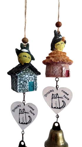 Mein Nachbar Totoro  Steingut Fenster Deko hängend Studio Ghibli Totoro Windspiel