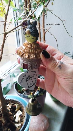 Mein Nachbar Totoro  Steingut Fenster Deko hängend Studio Ghibli Totoro Windspiel
