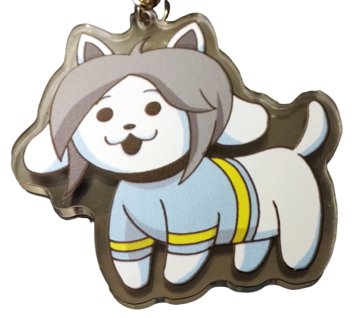 UNDERTALE Temmie |  Acryl Motiv Anhänger | Taschen, Schlüssel Anhänger