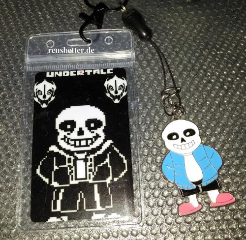 Undertale Schlüsselband | mit Anhänger 3 Teilig |  ID Kartenhalter