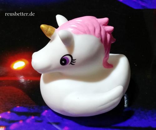 Unicorn Motiv Badeente Quietscheente Quietscheentchen