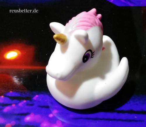 Unicorn Motiv Badeente Quietscheente Quietscheentchen