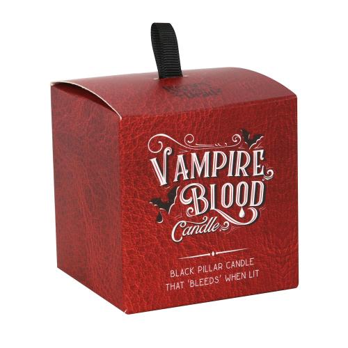 Vampirblut-Stumpenkerze - Stimmungsbeleuchtung - Candlelight Dinner Kerze
