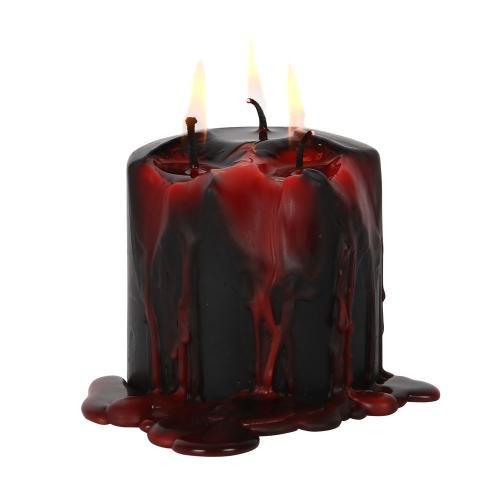 Vampirblut-Stumpenkerze - Stimmungsbeleuchtung - Candlelight Dinner Kerze