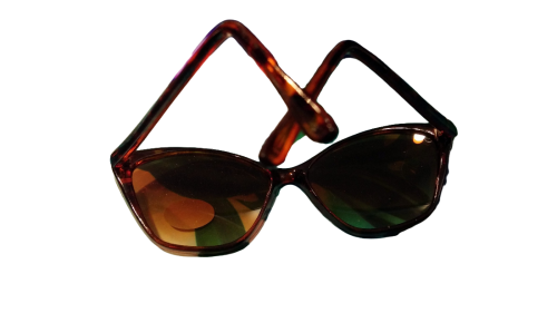 Damen Vintage 50er Jahre Sonnenbrille | Cat Eye | Leo Braun Gold
