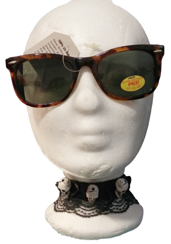 Damen Retro Vintage 50er Jahre Sonnenbrille Katzenaugen Braun/ Graugrün