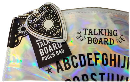 Wicca Occult Brett Ouija Kosmetiktasche Iridenscent Spirit Board Make-up Tasche